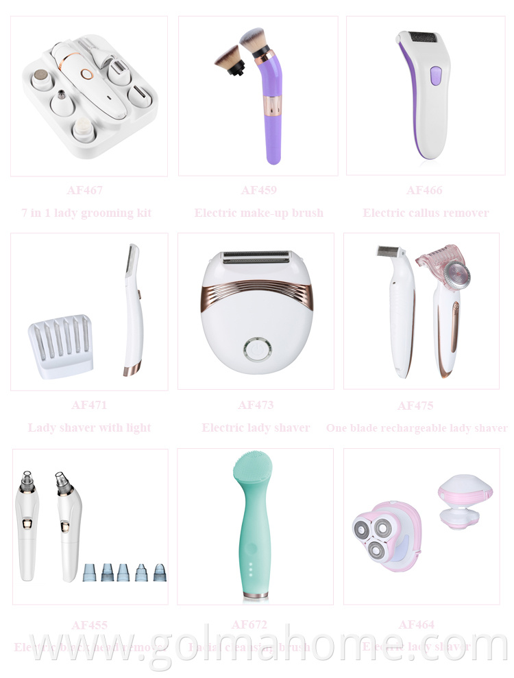 New design rechargeable multifunctional electric facial cleansing brush